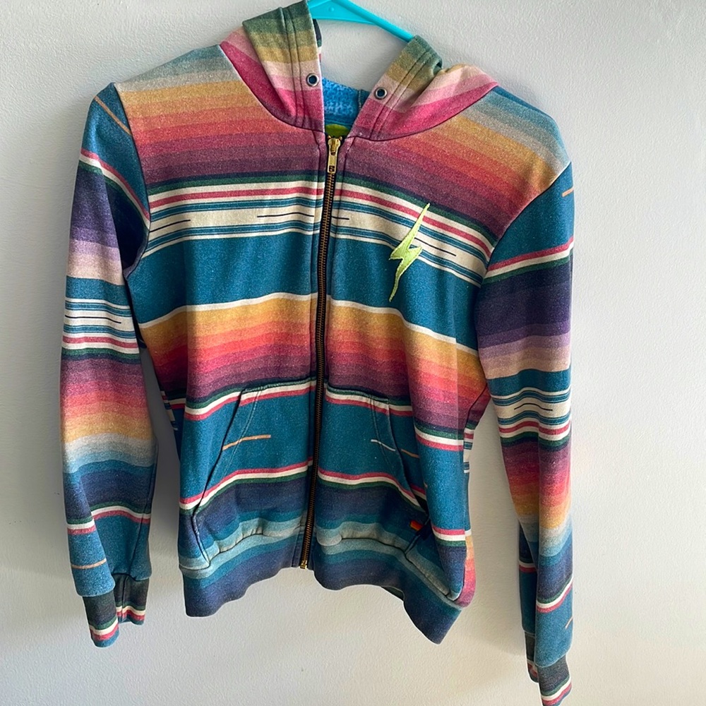 Aviator Nation Youth Bolt Stitched Serape Hoodie
